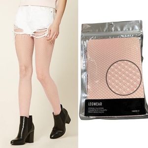 Fishnet Tights In Light Pink